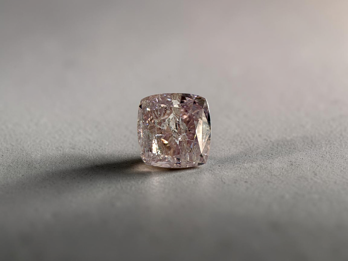 Natural 1.02 cts. Fancy Brownish Pink Cushion Modified Brilliant Diamond Loose Stone - GIA Certified - LS58