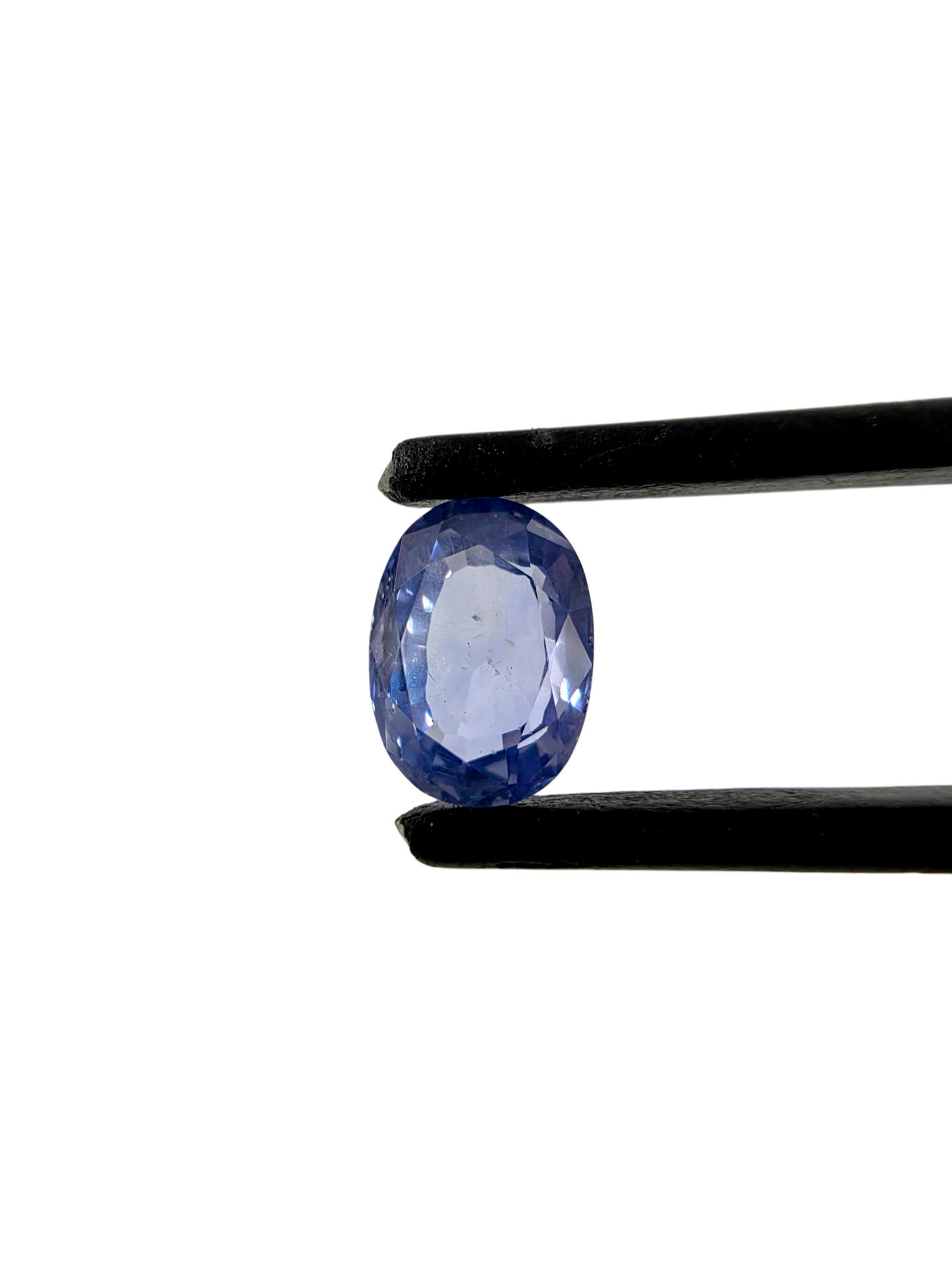 Certified 1.64 cts. No Heat Light Blue Sapphire (Sri Lankan/Ceylon) Oval Shaped Loose Stone LS75
