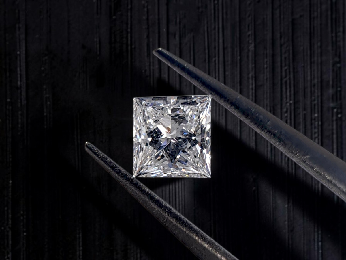 GIA Certified Natural 0.30 cts. D VVS1 Vg Vg N Princess Shaped Diamond Loose Stone - LS85
