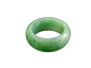 Master's Burmese A-Jadeite Infinity Band Ring 09001