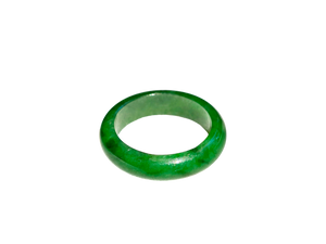 Master's Burmese A-Jadeite Infinity Band Ring 09002