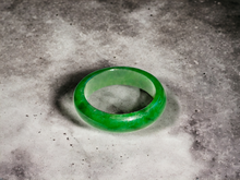 Load image into Gallery viewer, Master&#39;s Burmese A-Jadeite Infinity Band Ring 09002