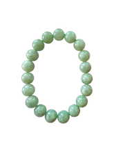 Load image into Gallery viewer, Imperial Green Burmese A-Jadeite Jade Beaded Bracelet (10mm Each x 19 beads) 05003