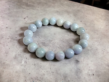 Load image into Gallery viewer, Imperial Lavender Burmese A-Jadeite Jade Beaded Bracelet (10-11mm Each x 18 beads) 06006