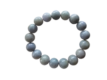 Load image into Gallery viewer, Imperial Lavender Burmese A-Jadeite Jade Beaded Bracelet (11-12mm Each x 17 beads) 06007