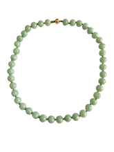 Load image into Gallery viewer, Imperial Long Burmese A-Jade Beaded Necklace (10mm Each x 42 beads) 10002