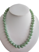 Load image into Gallery viewer, Imperial Long Burmese A-Jade Beaded Necklace (10mm Each x 42 beads) 10002
