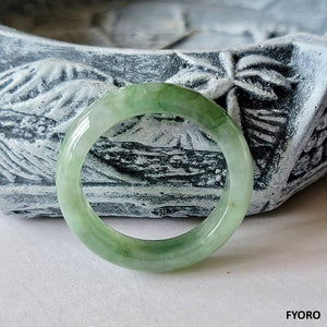 Spring Burmese Jade Statement Ring