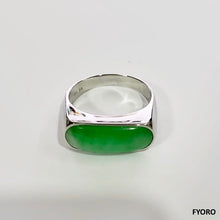 Load image into Gallery viewer, Nanjing Royal Jade Ring (with 14K White Gold)