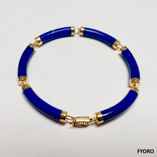 Load image into Gallery viewer, Laam Lapis Bracelet (with 14K Gold)