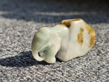 Load image into Gallery viewer, Origins of the Royal Burmese A-Jadeite Elephant Decoration Ornament