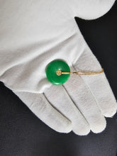 Load image into Gallery viewer, Fu Fuku Fortune Jade Pendant (with 14K Gold)