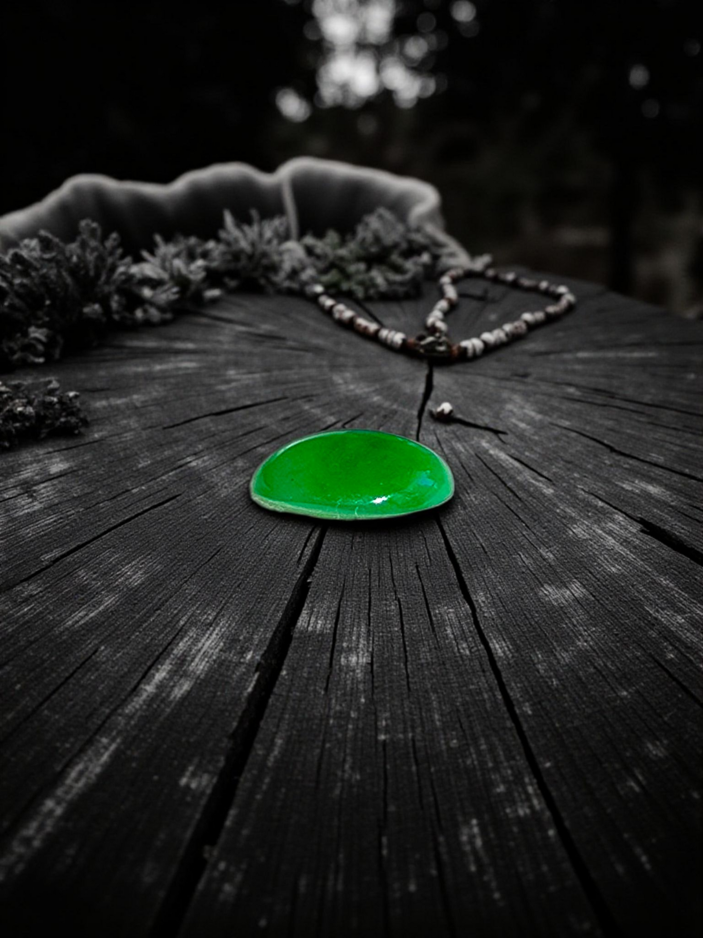 Certified MADE IN JAPAN 1.74 cts. Bright Green Burmese A-Jadeite Oval Cabochon Loose Stone LS23