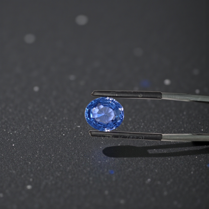 GIA Certified 5.60 cts. No Heat Blue Sapphire (Sri Lankan/Ceylon) Loupe Clean Loose Stone LS25