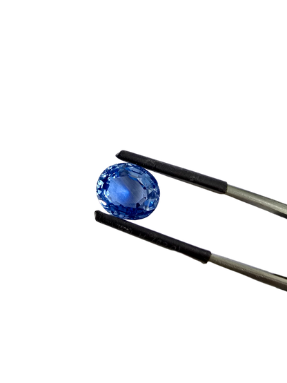 GIA Certified 5.60 cts. No Heat Blue Sapphire (Sri Lankan/Ceylon) Loupe Clean Loose Stone LS25