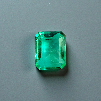 GRS Certified 4.36 cts. Minor Oil Emerald (Columbia) Eye Clean Loose Stone LS26