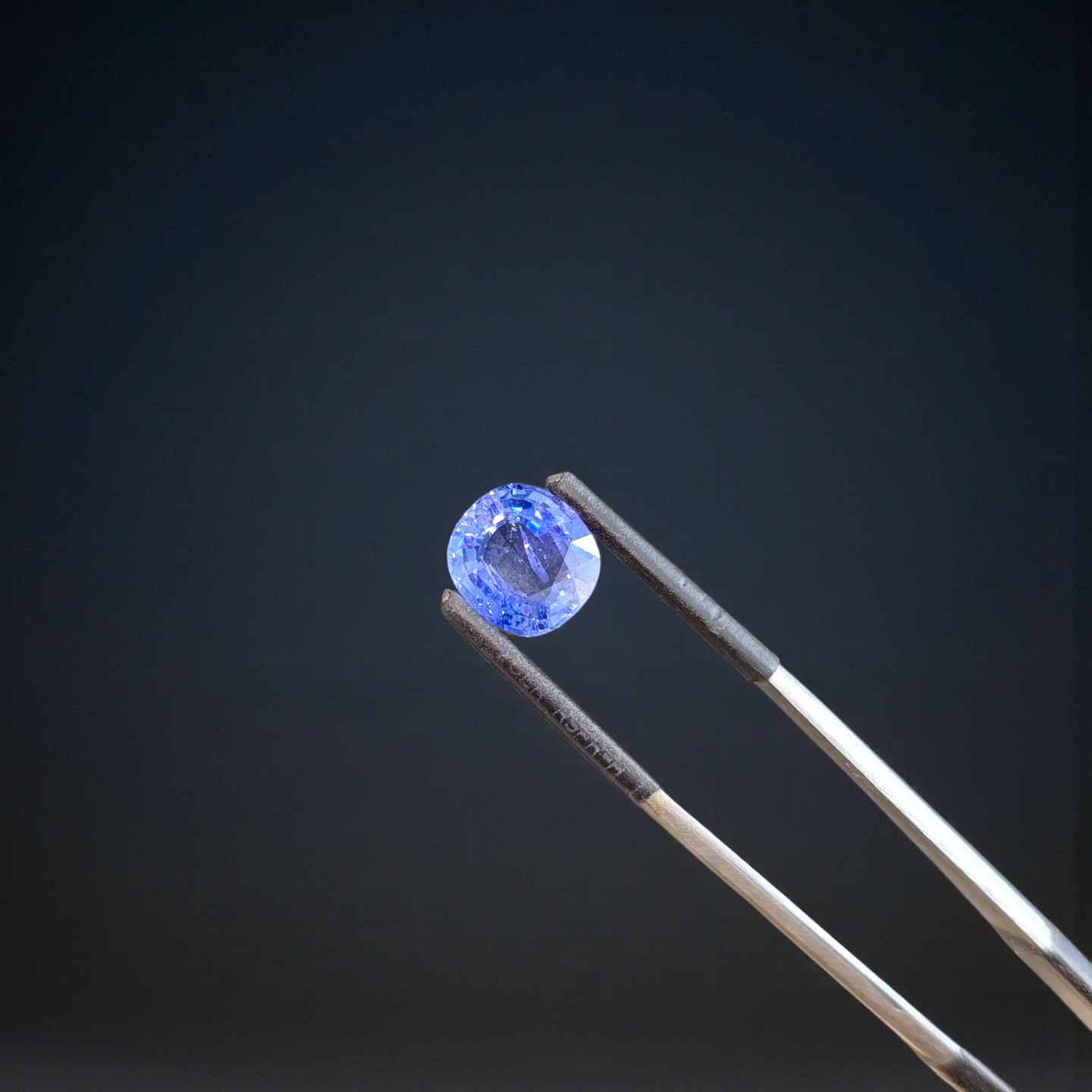 GRS Certified 4.37 cts. Heated Blue Sapphire (Sri Lankan/Ceylon) Eye Clean Loose Stone LS27