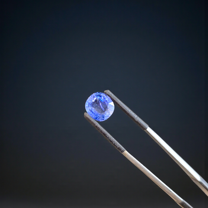 GRS Certified 4.37 cts. Heated Blue Sapphire (Sri Lankan/Ceylon) Eye Clean Loose Stone LS27