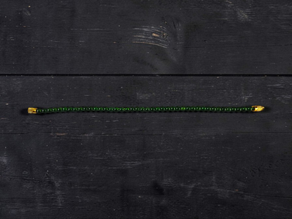 Certified Imperial Japanese Green Burmese A-Jade Beaded Bracelet (MADE IN JAPAN) (4 mm Each x 43 beads) 05042 (With Sterling Silver 925)