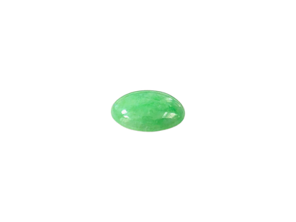 Certified MADE IN JAPAN 4.69 cts. Light Green Burmese A-Jadeite Oval Cabochon Loose Stone LS35
