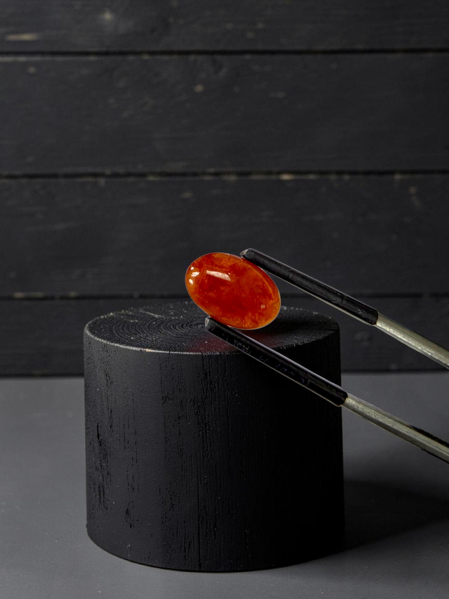 Certified MADE IN JAPAN 3.784 cts. Intense Crimson Red Burmese A-Jadeite Oval Cabochon Loose Stone LS42