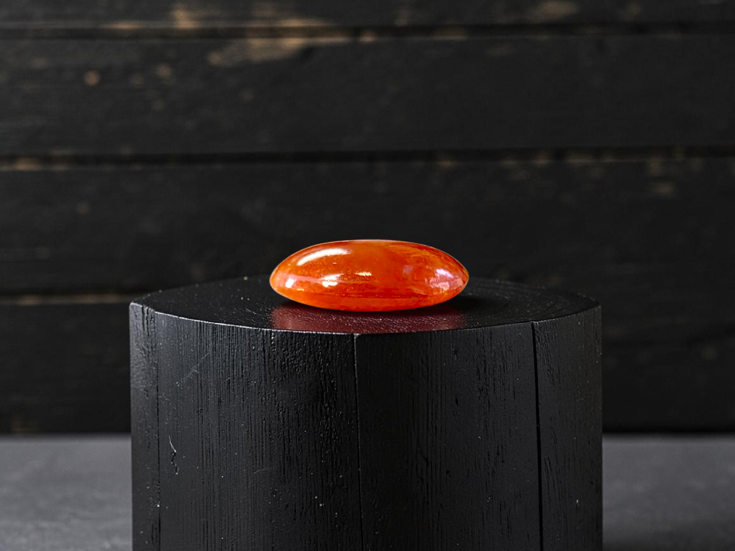 Certified MADE IN JAPAN 3.784 cts. Intense Crimson Red Burmese A-Jadeite Oval Cabochon Loose Stone LS42