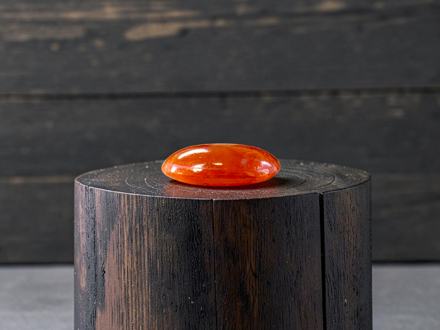 Certified MADE IN JAPAN 3.784 cts. Intense Crimson Red Burmese A-Jadeite Oval Cabochon Loose Stone LS42