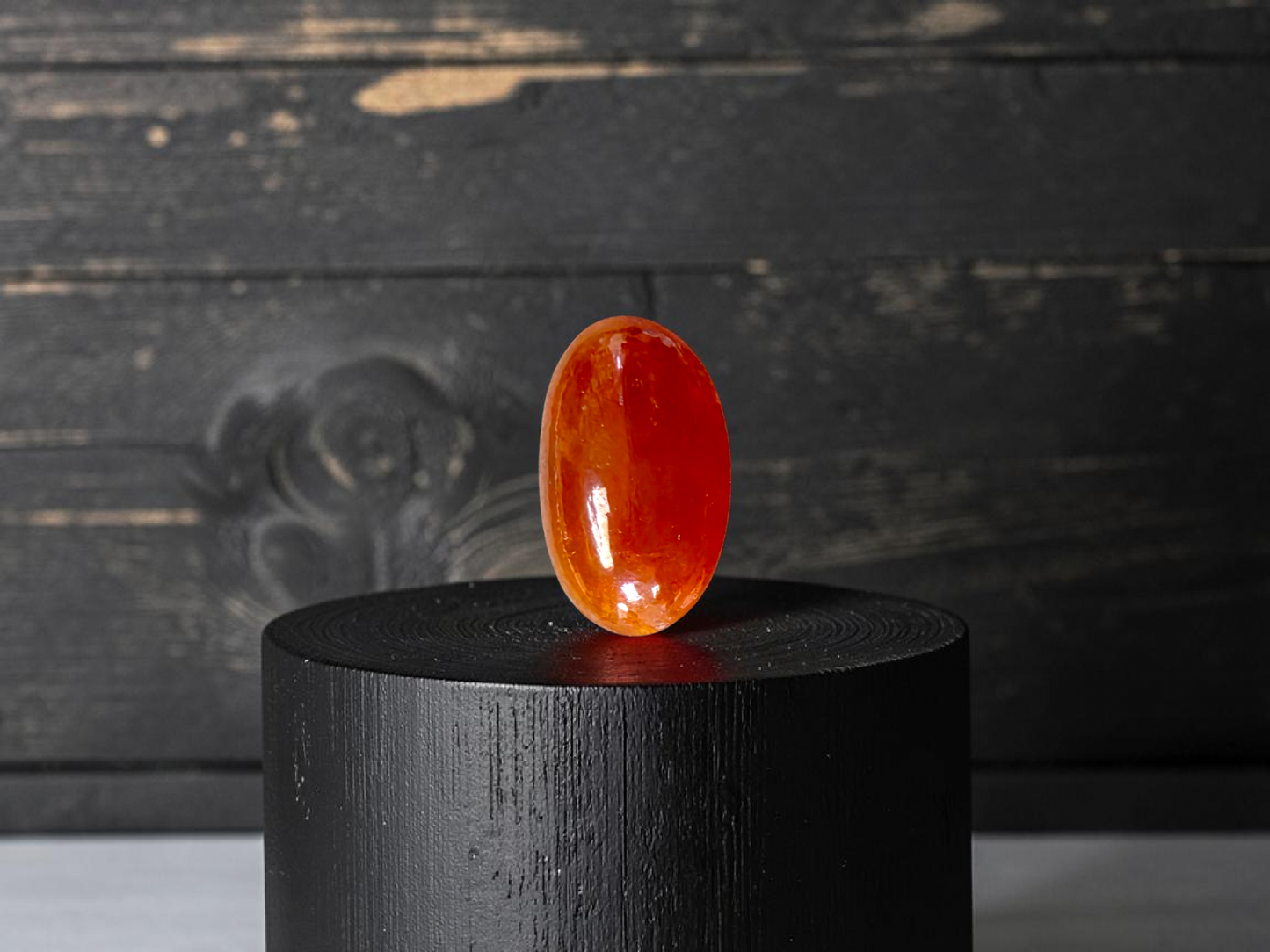 Certified MADE IN JAPAN 3.784 cts. Intense Crimson Red Burmese A-Jadeite Oval Cabochon Loose Stone LS42