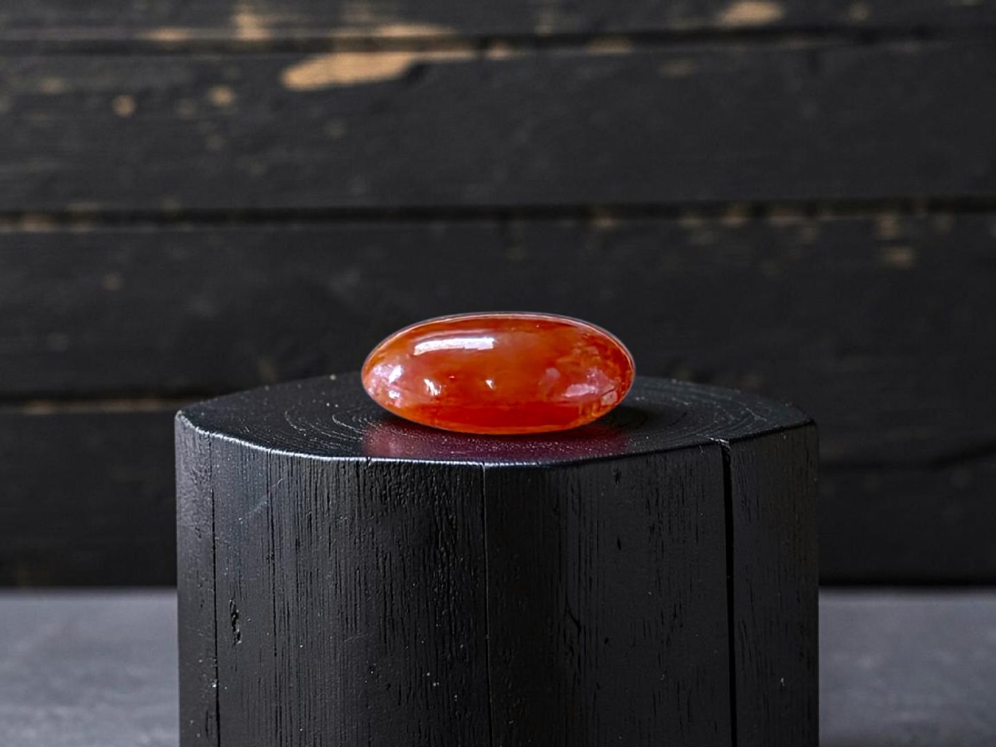 Certified MADE IN JAPAN 3.784 cts. Intense Crimson Red Burmese A-Jadeite Oval Cabochon Loose Stone LS42