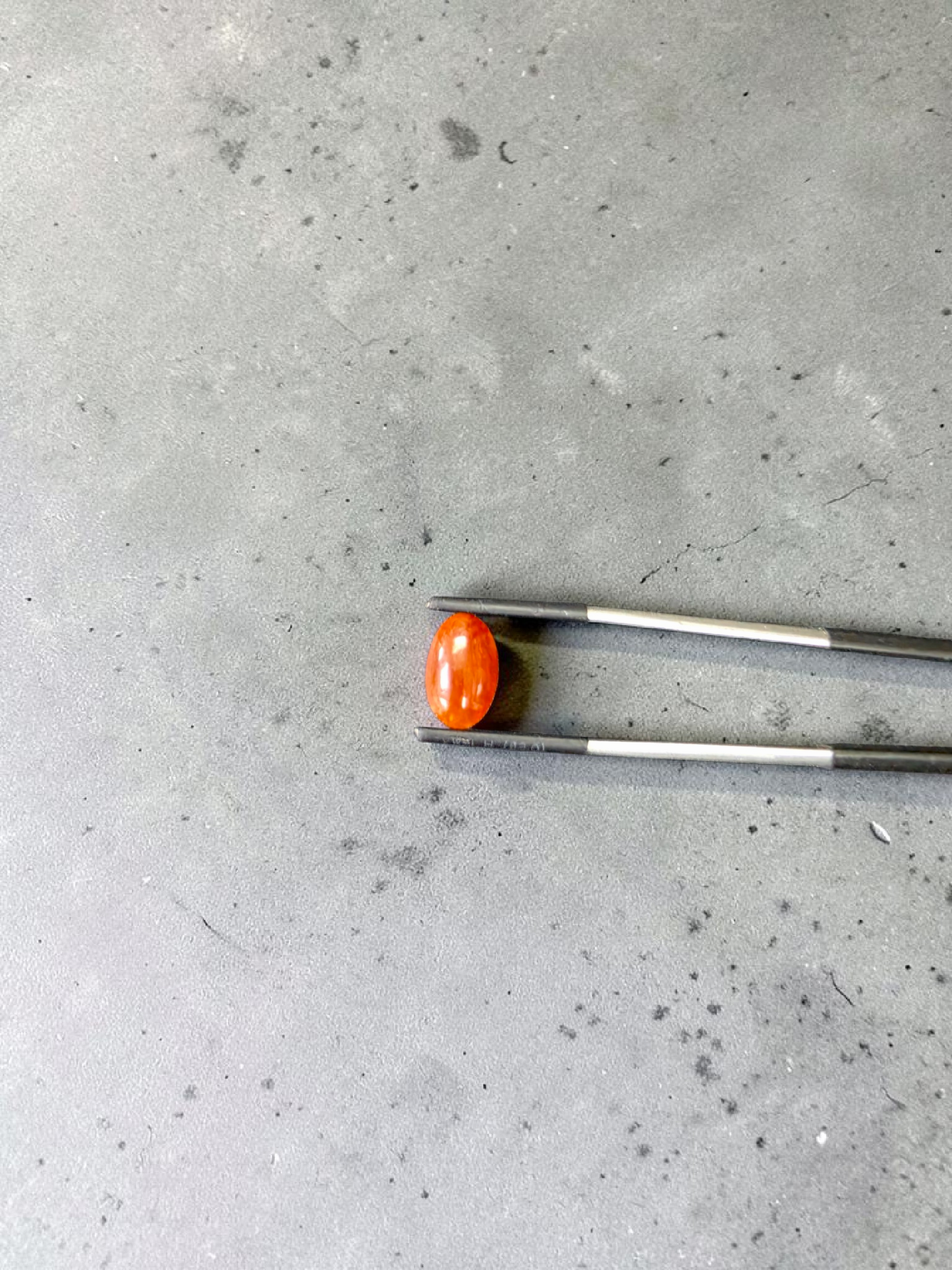 Certified MADE IN JAPAN 3.784 cts. Intense Crimson Red Burmese A-Jadeite Oval Cabochon Loose Stone LS42