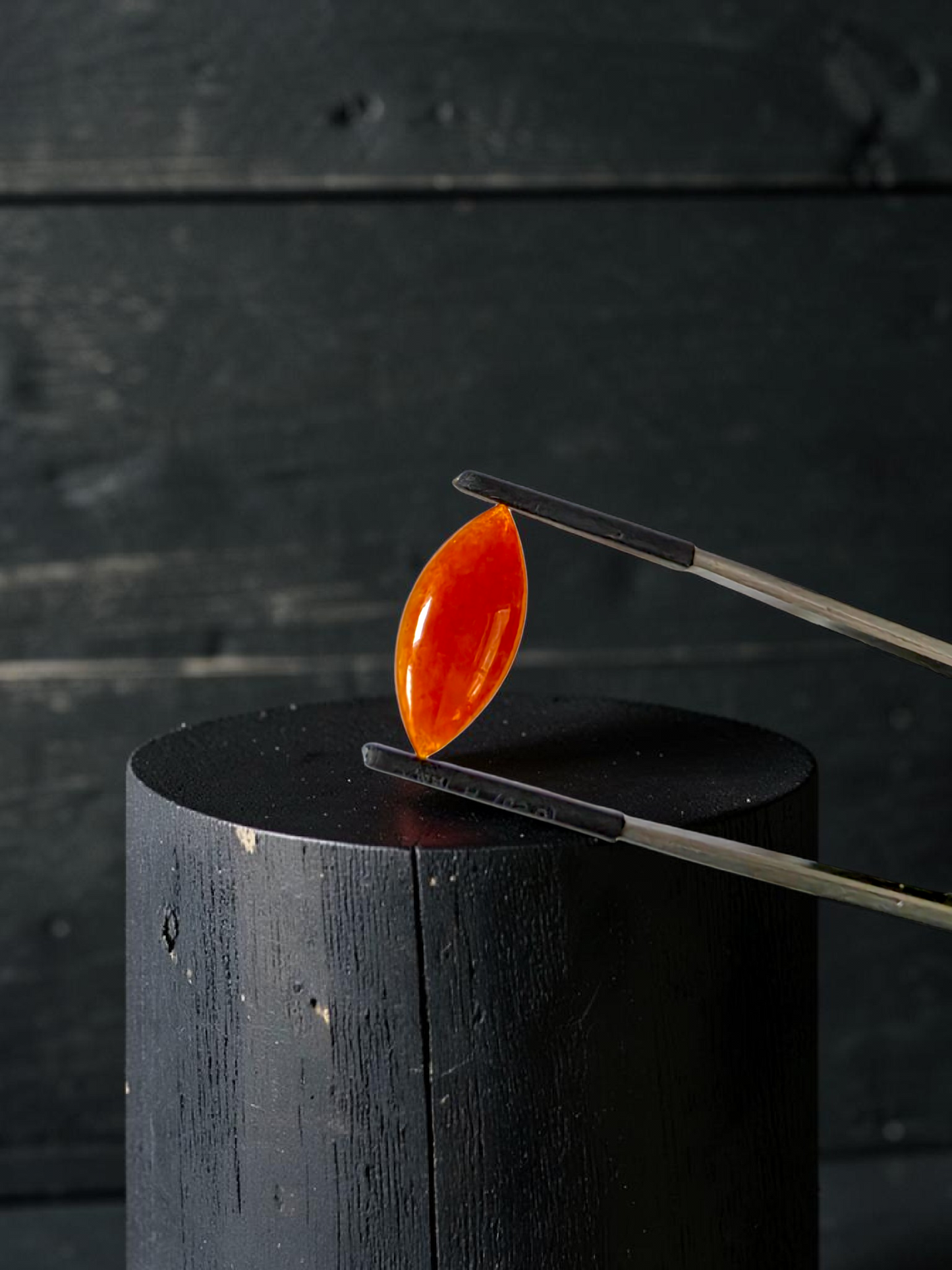 Certified MADE IN JAPAN 4.684 cts. Intense Crimson Red Burmese A-Jadeite Marquise Cabochon Loose Stone LS43