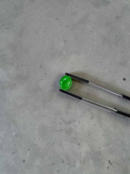 Certified MADE IN JAPAN 4.41 cts. Intense Vivid Imperial Green Burmese A-Jadeite Oval Cabochon Loose Stone LS44