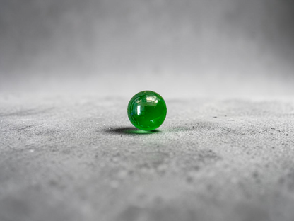 Certified MADE IN JAPAN 0.96 cts. Bright Vivid Imperial Green Burmese A-Jadeite Round Cabochon Loose Stone LS47