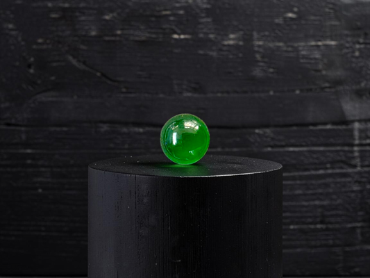 Certified MADE IN JAPAN 0.96 cts. Bright Vivid Imperial Green Burmese A-Jadeite Round Cabochon Loose Stone LS47