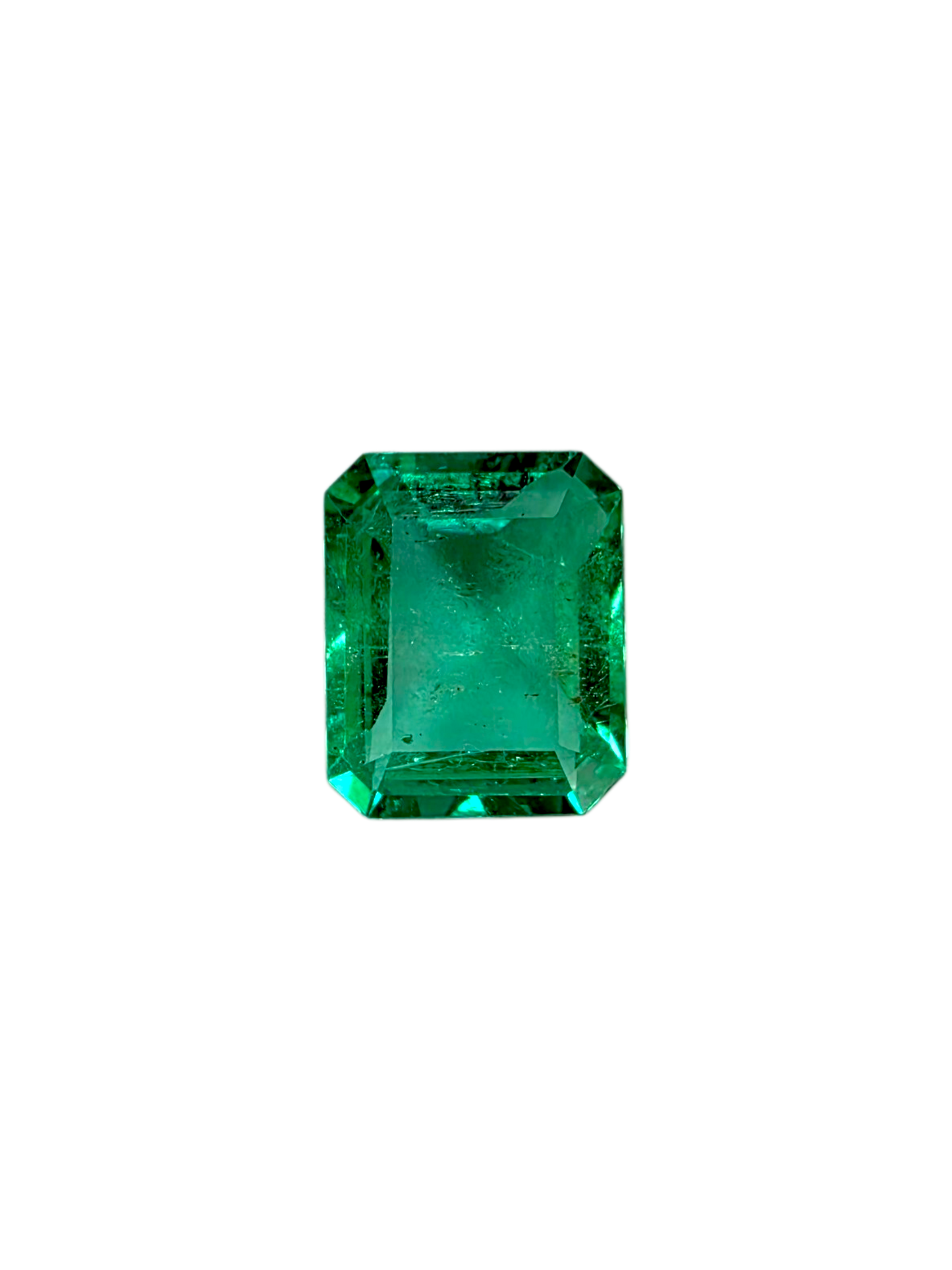 GRS Certified 4.36 cts. Minor Oil Emerald (Columbia) Eye Clean Loose Stone LS26