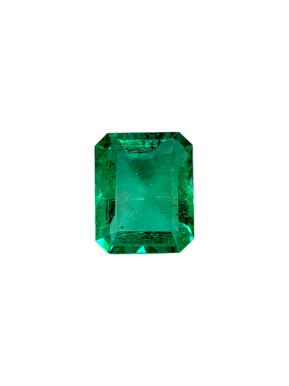 GRS Certified 4.36 cts. Minor Oil Emerald (Columbia) Eye Clean Loose Stone LS26