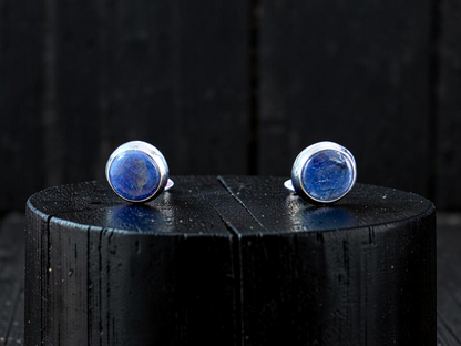 Westminster Sapphire Smart Button Cover Pair (with Sterling Silver 925)