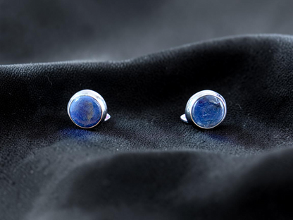 Westminster Sapphire Smart Button Cover Pair (with Sterling Silver 925)