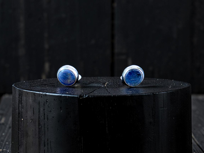 Westminster Sapphire Smart Button Cover Pair (with Sterling Silver 925)