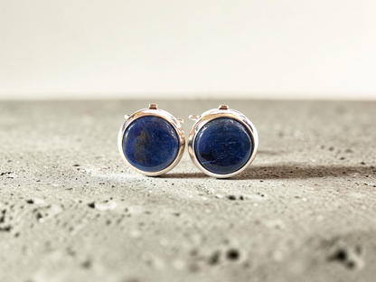 Westminster Sapphire Smart Button Cover Pair (with Sterling Silver 925)