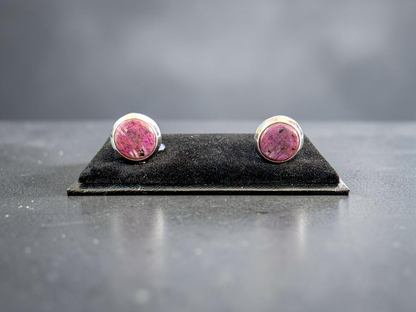 Westminster Ruby Smart Button Cover Pair (with Sterling Silver 925)