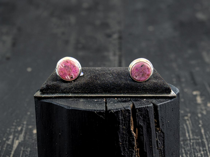 Westminster Ruby Smart Button Cover Pair (with Sterling Silver 925)