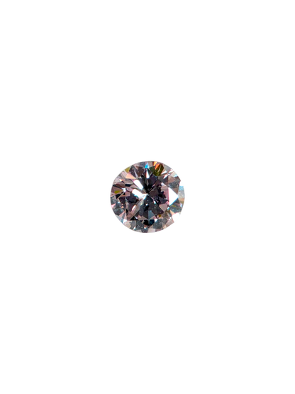Natural 0.139 cts. Very Light Pink VS2 Round Brilliant Diamond Loose Stone - Certified - LS48