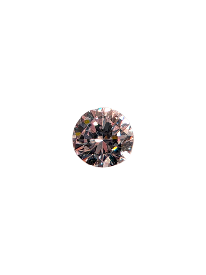 Natural 0.139 cts. Very Light Pink VS2 Round Brilliant Diamond Loose Stone - Certified - LS48