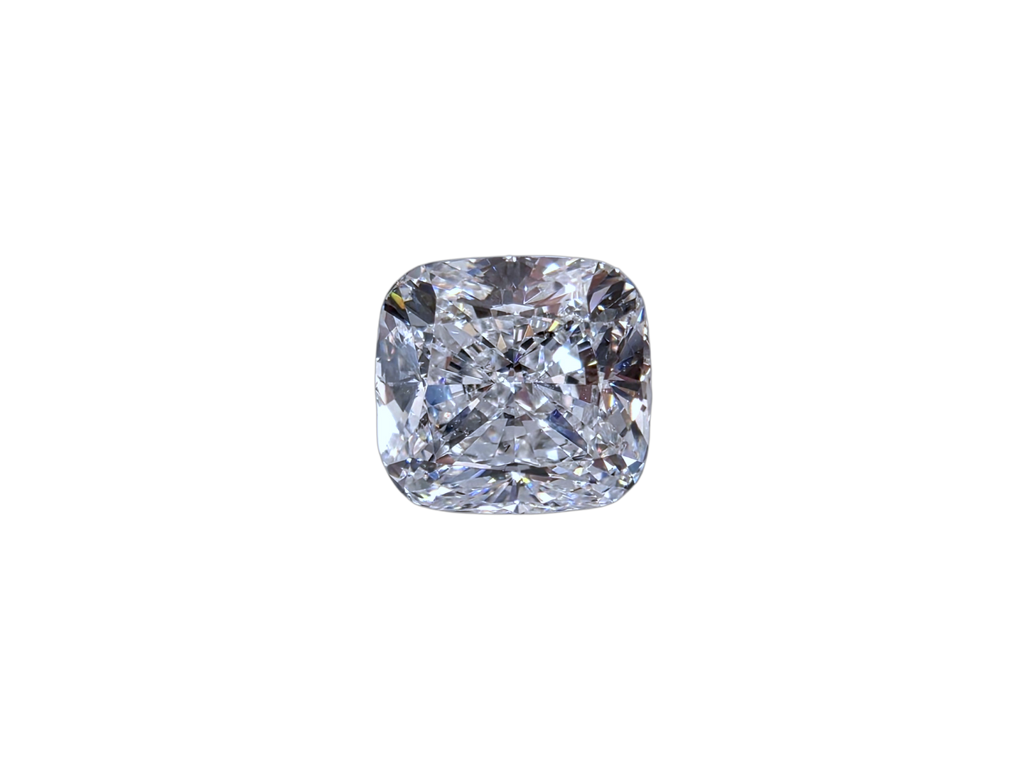 Natural 1.52 cts. D SI2 Ex Ex N Cushion Shaped Diamond Loose Stone - GIA Certified - LS50