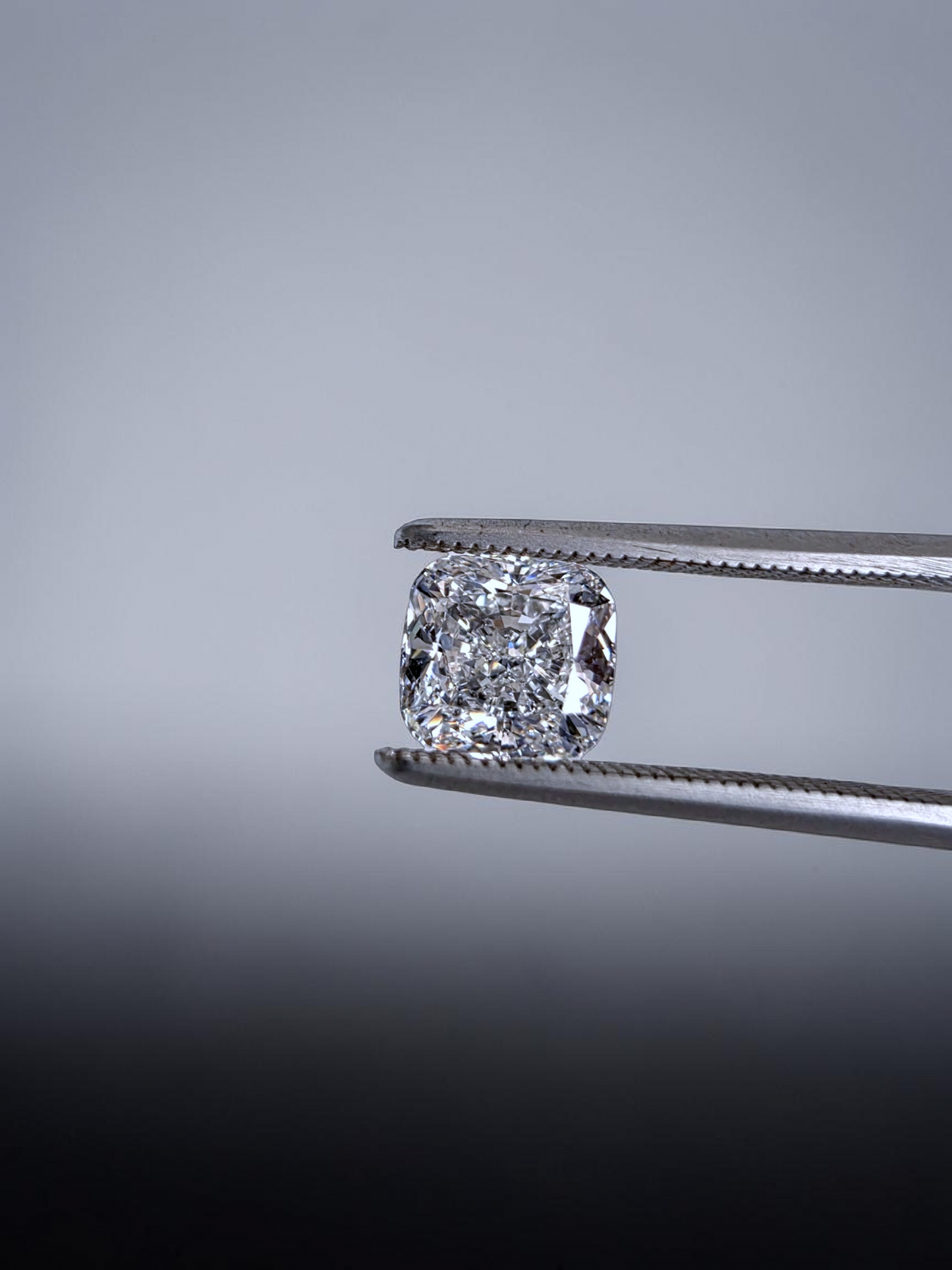 Natural 1.52 cts. D SI2 Ex Ex N Cushion Shaped Diamond Loose Stone - GIA Certified - LS50
