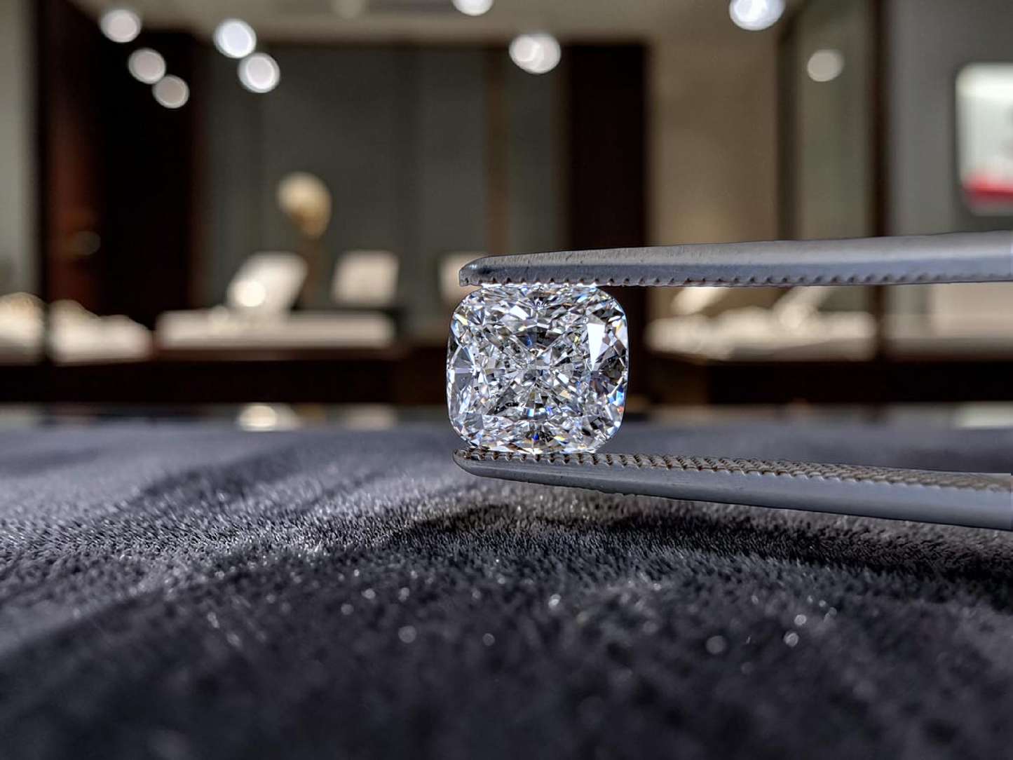 Natural 1.52 cts. D SI2 Ex Ex N Cushion Shaped Diamond Loose Stone - GIA Certified - LS50