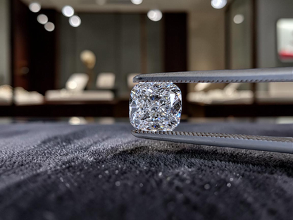 Natural 1.52 cts. D SI2 Ex Ex N Cushion Shaped Diamond Loose Stone - GIA Certified - LS50