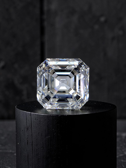 Natural 4.02 cts. I VVS2 Ex Vg N Square Emerald (Asscher) Shaped Diamond Loose Stone - GIA Certified - LS51