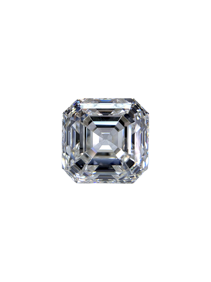 Natural 4.02 cts. I VVS2 Ex Vg N Square Emerald (Asscher) Shaped Diamond Loose Stone - GIA Certified - LS51